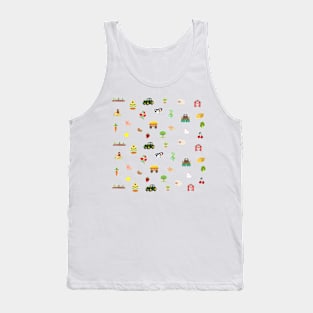 Farm pattern Tank Top